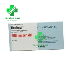 Desferal 500mg - Thuốc điều trị ngộ độc sắt hiệu quả của Novartis